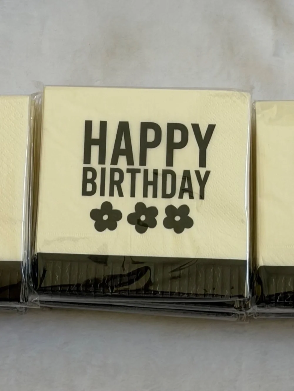 Lot of 12 Santa Barbara Design Studio Happy Birthday Napkins 240 Count Sealed 🎂